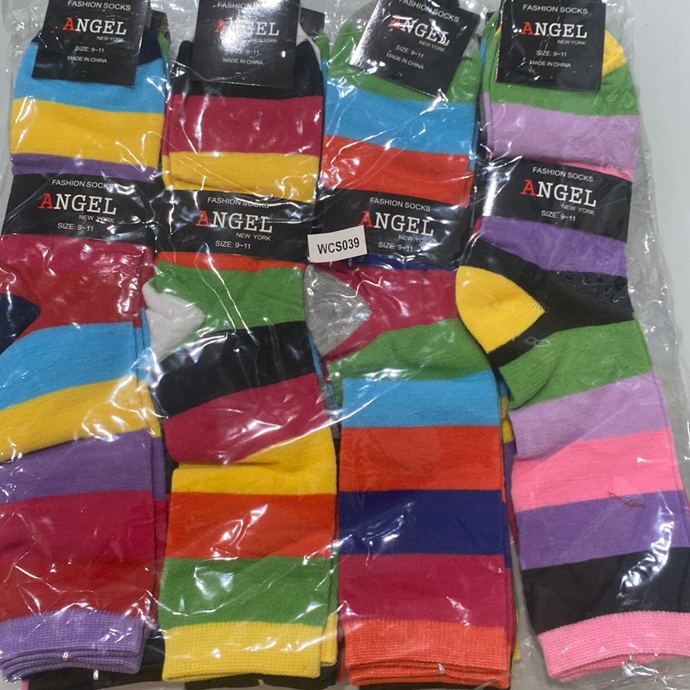 12 Pack of Angel New York Fashion Socks
